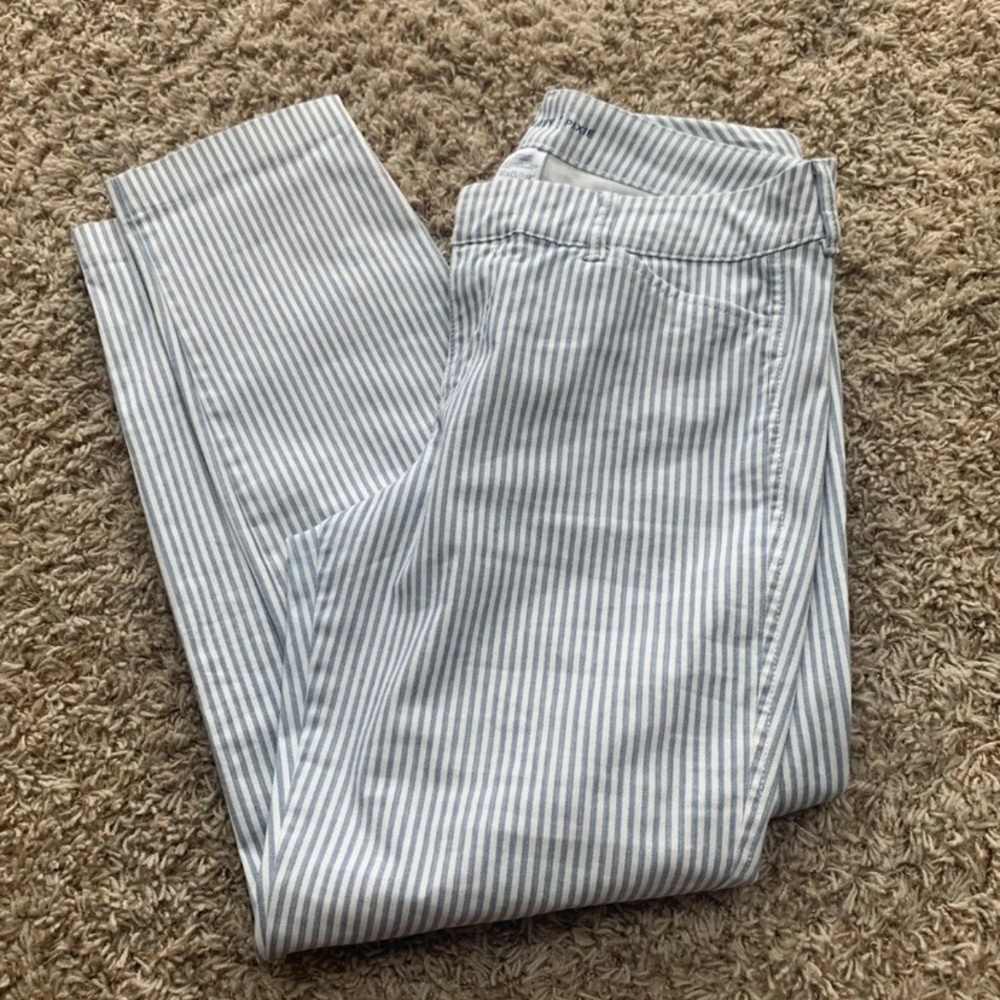 Striped pixie pants